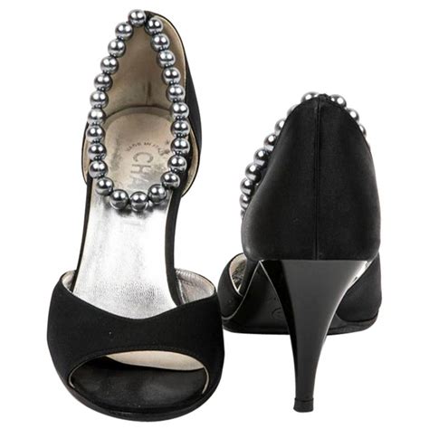 chanel high heels black|chanel high heel perfume.